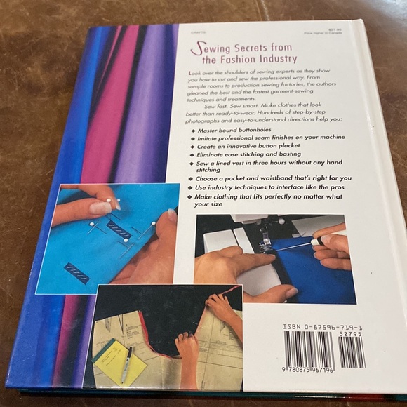 Sewing Secrets from the Fashion Industry by Susan Huxley a Rodale Sewing Book - Picture 3 of 4
